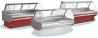 Храньте CE ROHS счетчика холодильника дисплея мяса Frost свободный с изогнутым стеклом
